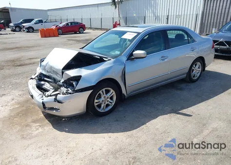 2007 Honda Accord 2.4 Ex из США, поврежденный, VIN 1HGCM56707A163191